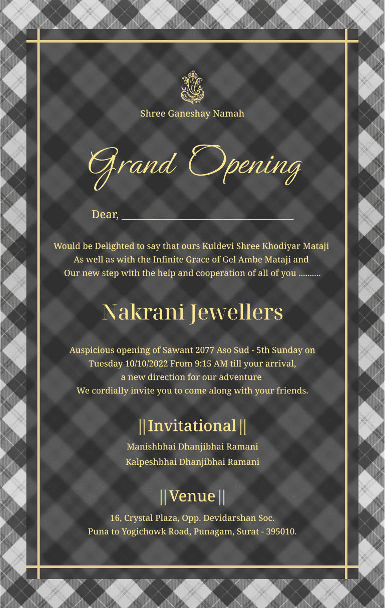 Elegant Grand Day