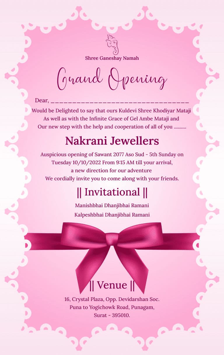 Stylish Opening